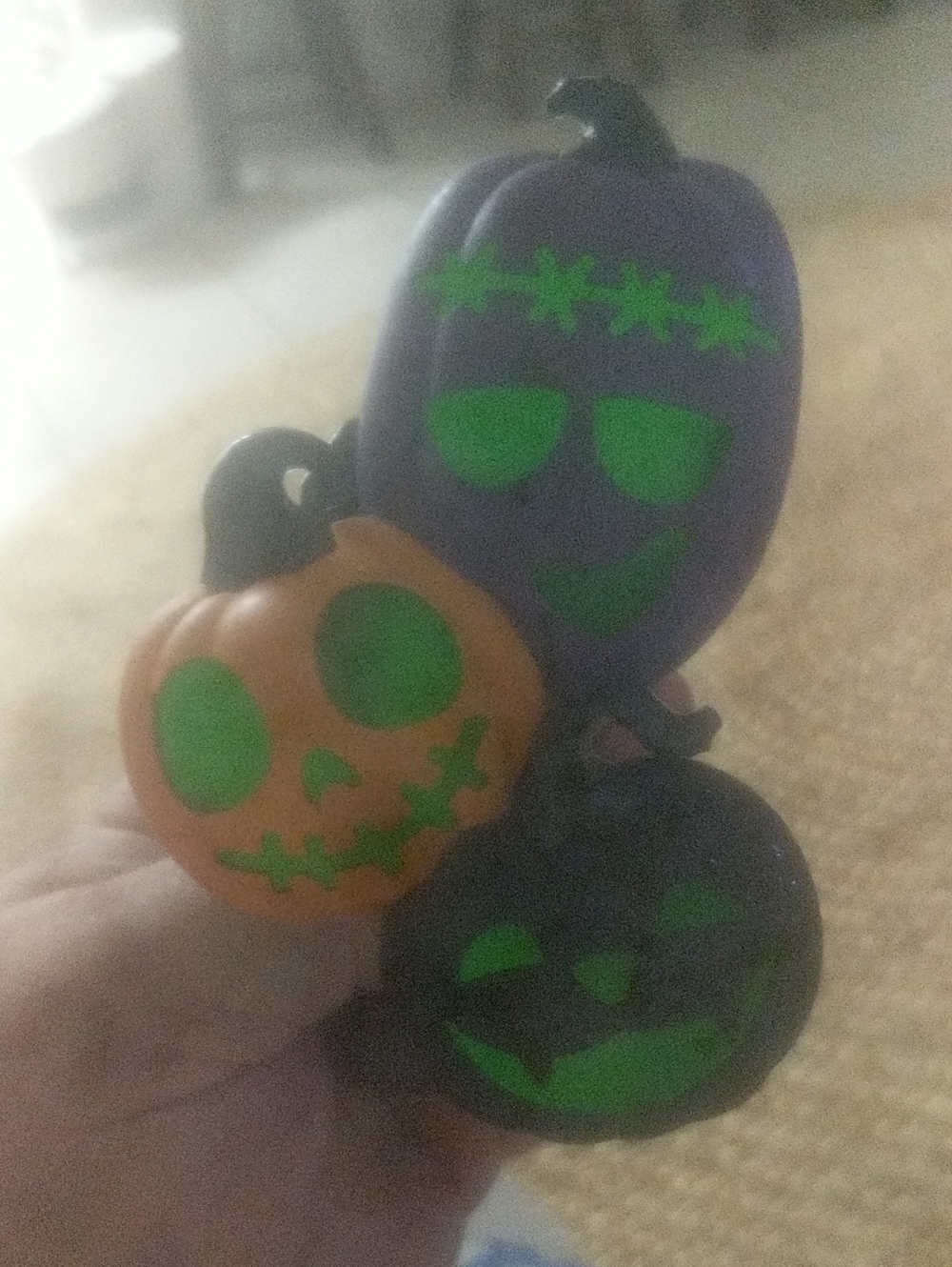 2020 Bath & Body Works Halloween Pumpkin Trio Wallflower Night Light